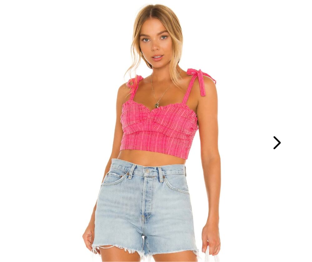 NEW Lovers and Friends Amille Top Pink Size Medium
